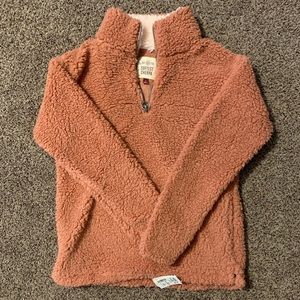 NWT womens small sherpa pullover!
